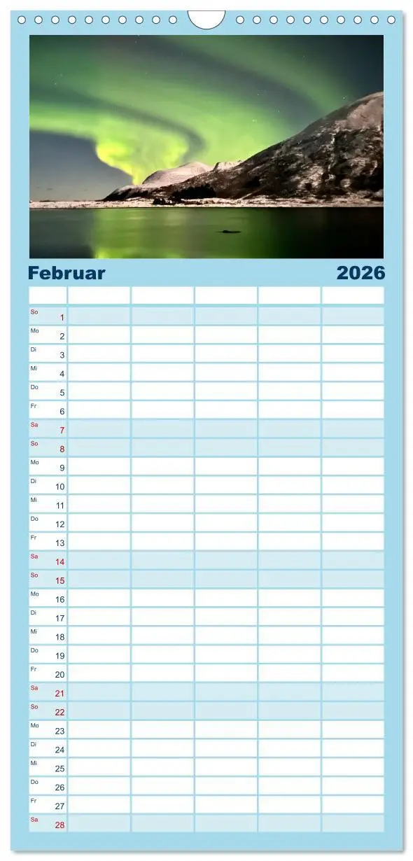 Bild: 9783516601664 | Familienplaner 2026 - Die schönsten Bucket List Reiseziele mit 5...