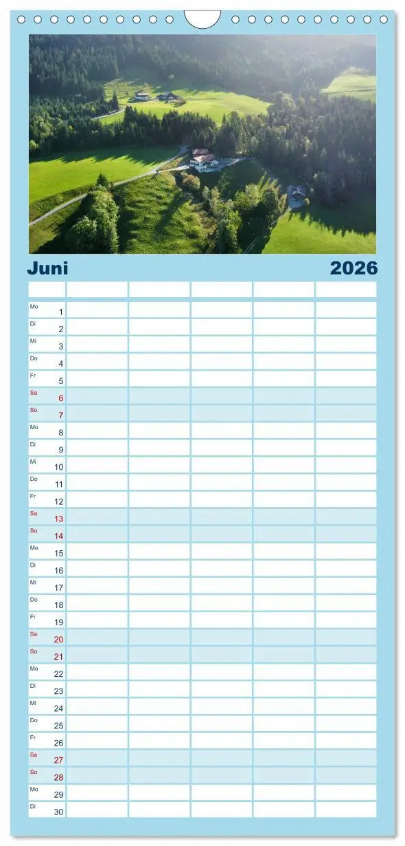 Bild: 9783516601664 | Familienplaner 2026 - Die schönsten Bucket List Reiseziele mit 5...
