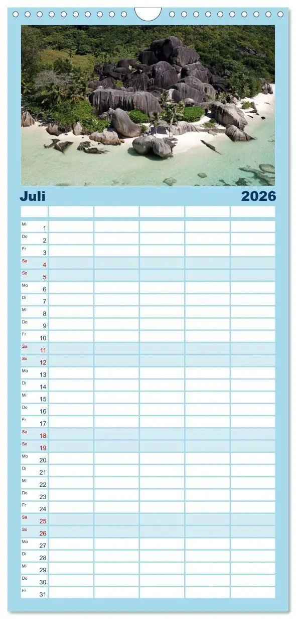 Bild: 9783516601664 | Familienplaner 2026 - Die schönsten Bucket List Reiseziele mit 5...