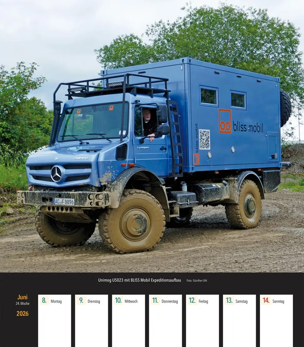 Bild: 9783751611664 | Unimog &amp; MB-trac 2026 | Wochenkalender mit 53 Abbildungen | Kalender