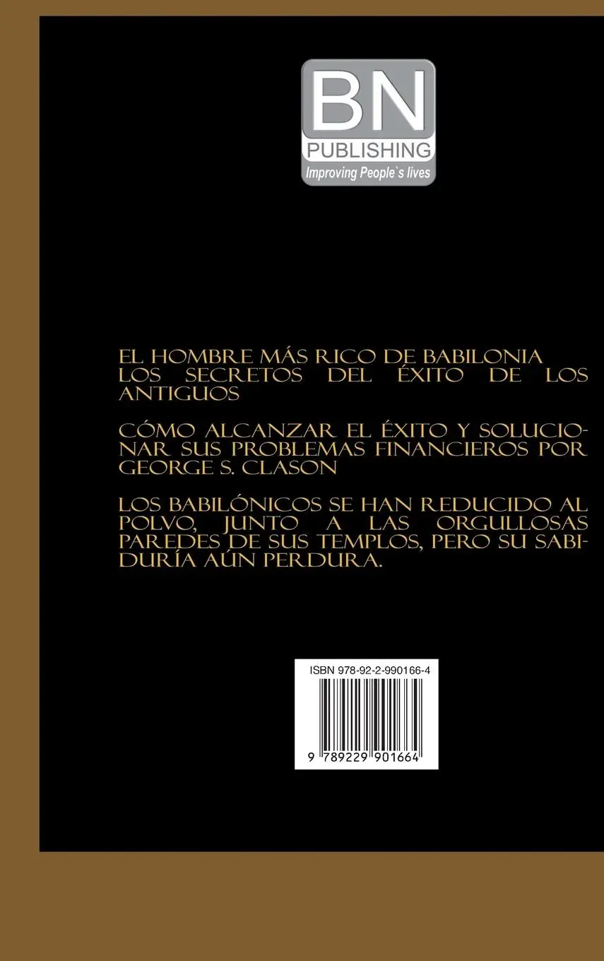 Rückseite: 9789229901664 | El Hombre Mas Rico de Babilonia | George S. Clason Clason | Buch