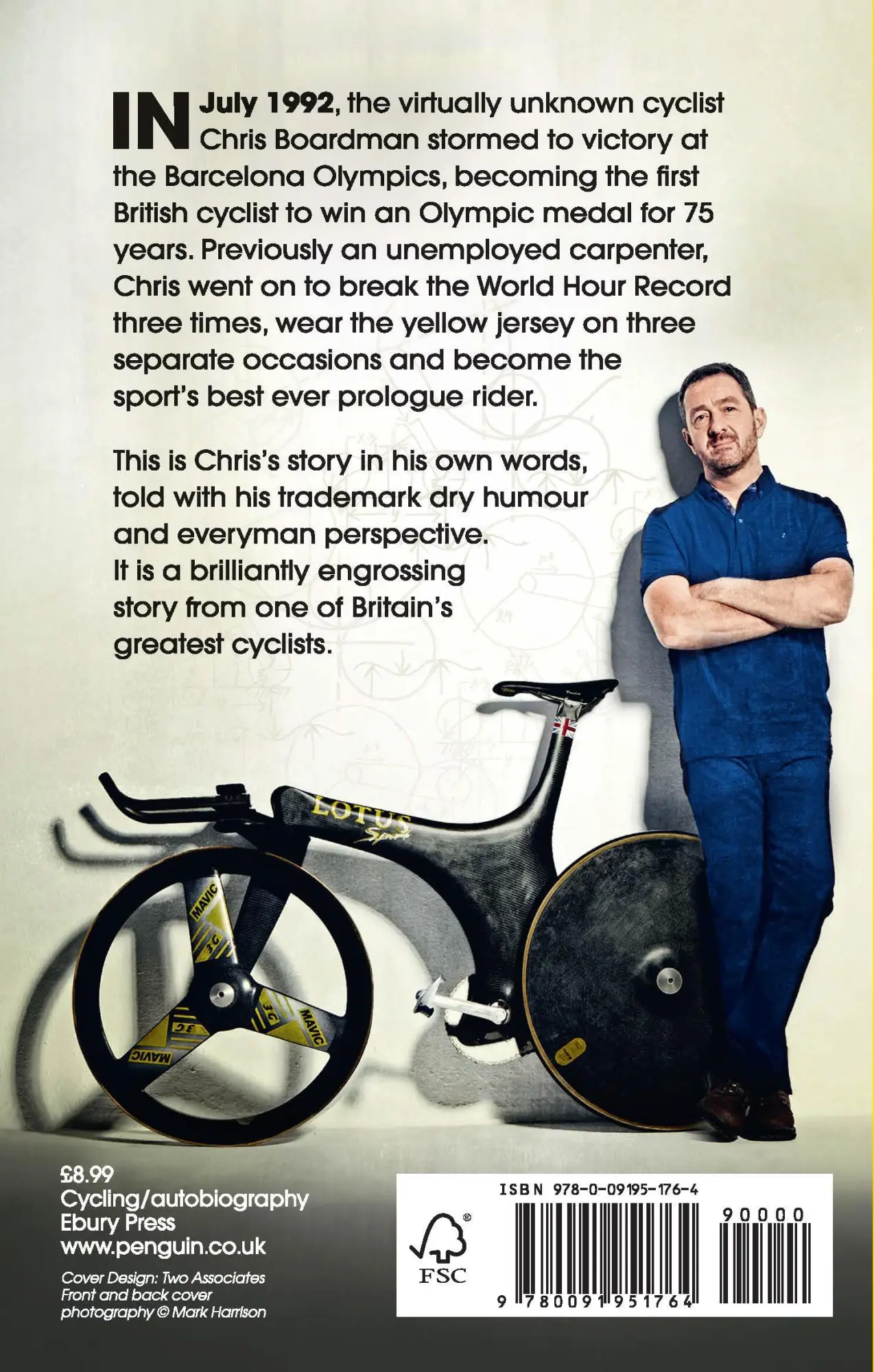 Rückseite: 9780091951764 | Triumphs and Turbulence: My Autobiography | Chris Boardman | Buch