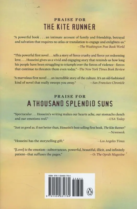 Rückseite: 9781594631764 | And the Mountains Echoed | A Novel | Khaled Hosseini | Buch | 404 S.