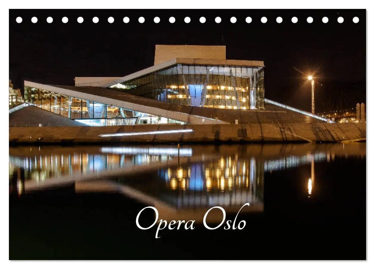 Cover: 9783457741764 | Opera Oslo (Tischkalender 2026 DIN A5 quer), CALVENDO Monatskalender