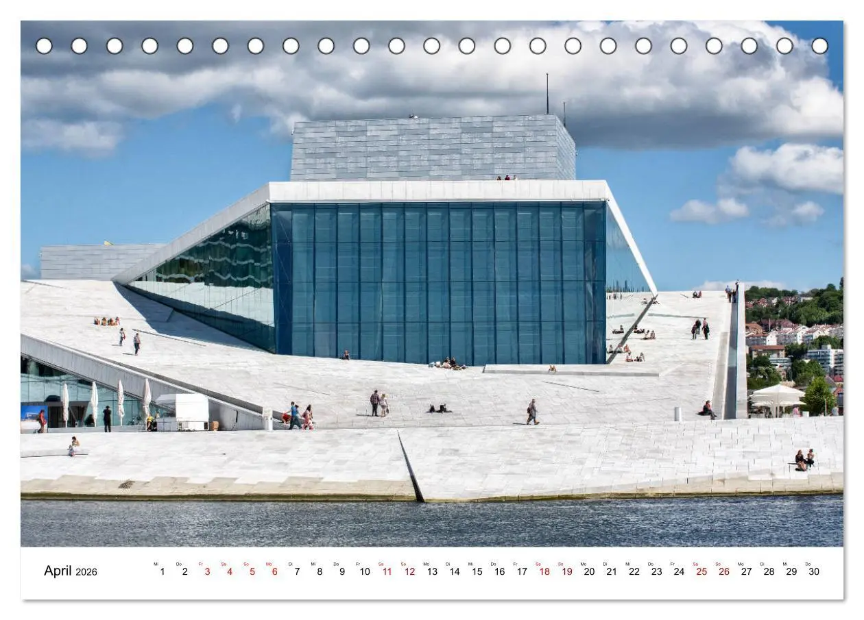 Bild: 9783457741764 | Opera Oslo (Tischkalender 2026 DIN A5 quer), CALVENDO Monatskalender