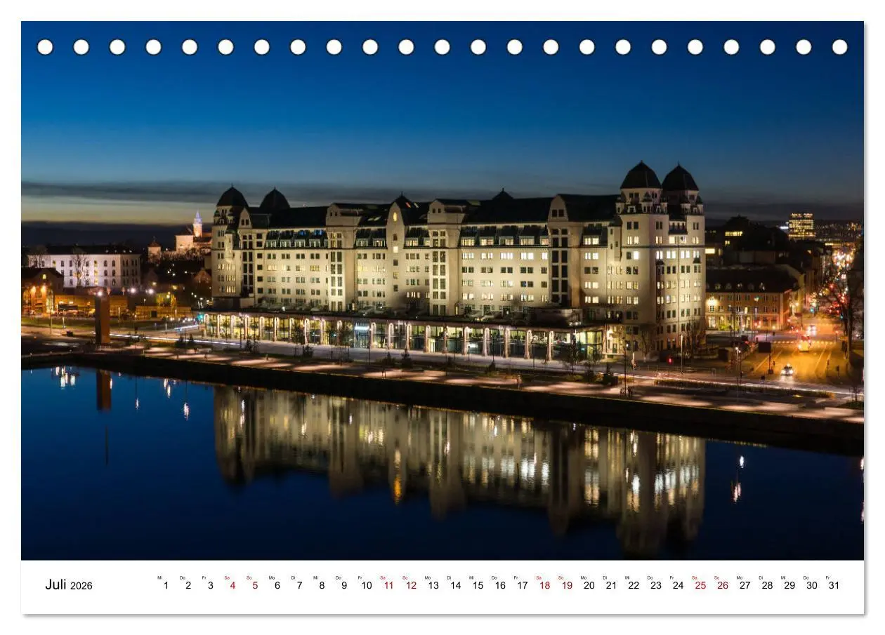 Bild: 9783457741764 | Opera Oslo (Tischkalender 2026 DIN A5 quer), CALVENDO Monatskalender