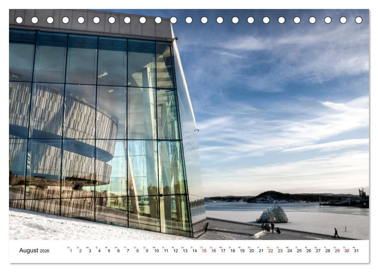 Bild: 9783457741764 | Opera Oslo (Tischkalender 2026 DIN A5 quer), CALVENDO Monatskalender