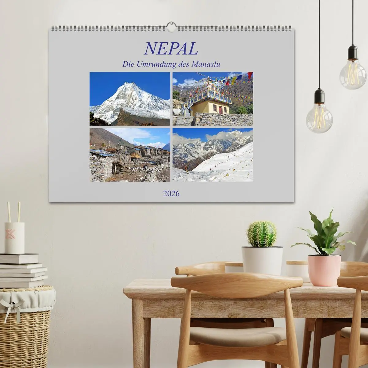 Bild: 9783457811764 | NEPAL, die Umrundung des Manaslu (Wandkalender 2026 DIN A2 quer),...