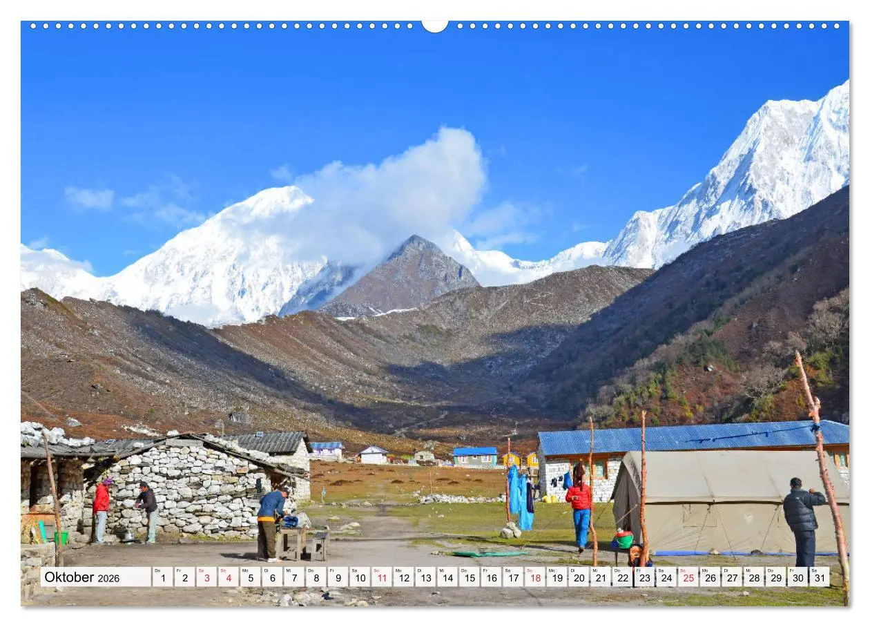 Bild: 9783457811764 | NEPAL, die Umrundung des Manaslu (Wandkalender 2026 DIN A2 quer),...