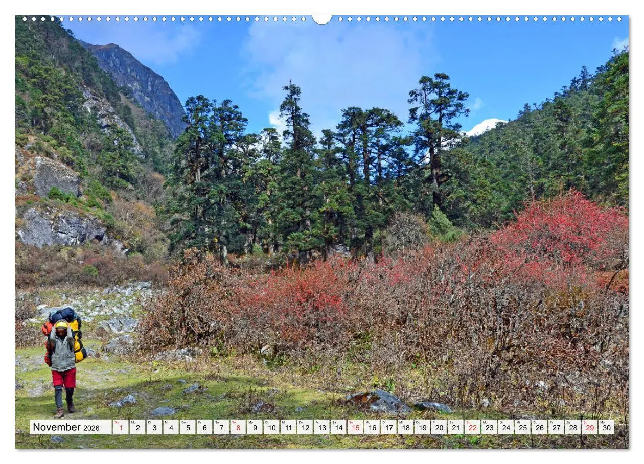 Bild: 9783457811764 | NEPAL, die Umrundung des Manaslu (Wandkalender 2026 DIN A2 quer),...