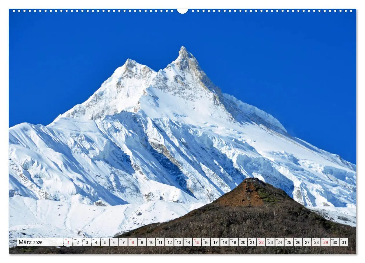 Bild: 9783457811764 | NEPAL, die Umrundung des Manaslu (Wandkalender 2026 DIN A2 quer),...