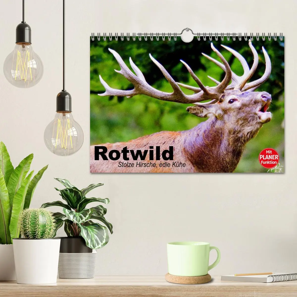 Bild: 9783457981764 | Rotwild. Edle Hirsche, stolze Kühe (Wandkalender 2026 DIN A4 quer),...