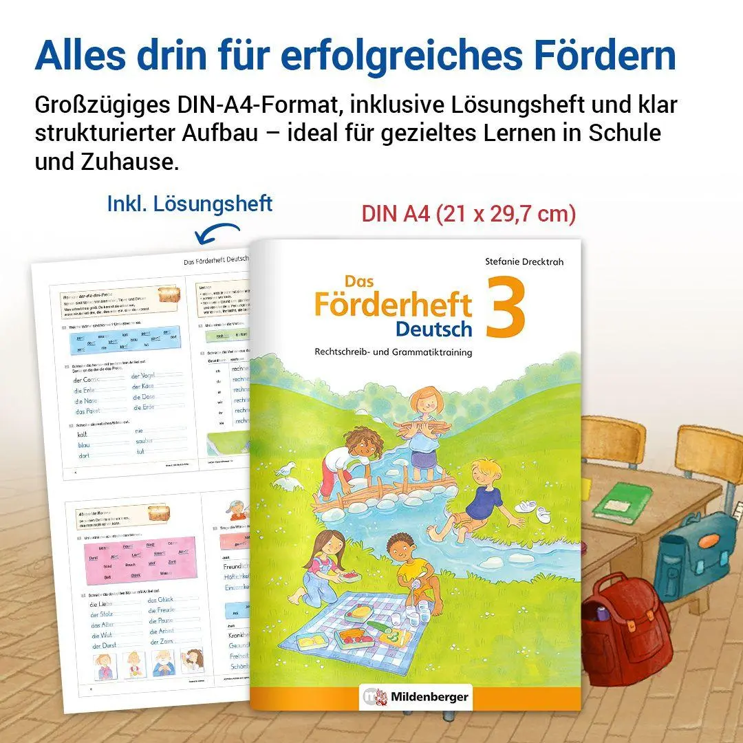 Bild: 9783619341764 | Das Förderheft Deutsch 3 | Rechtschreib- und Grammatiktraining | 64 S.