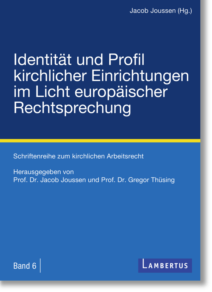 Cover: 9783784131764 | Identität und Profil kirchlicher Einrichtungen im Licht...