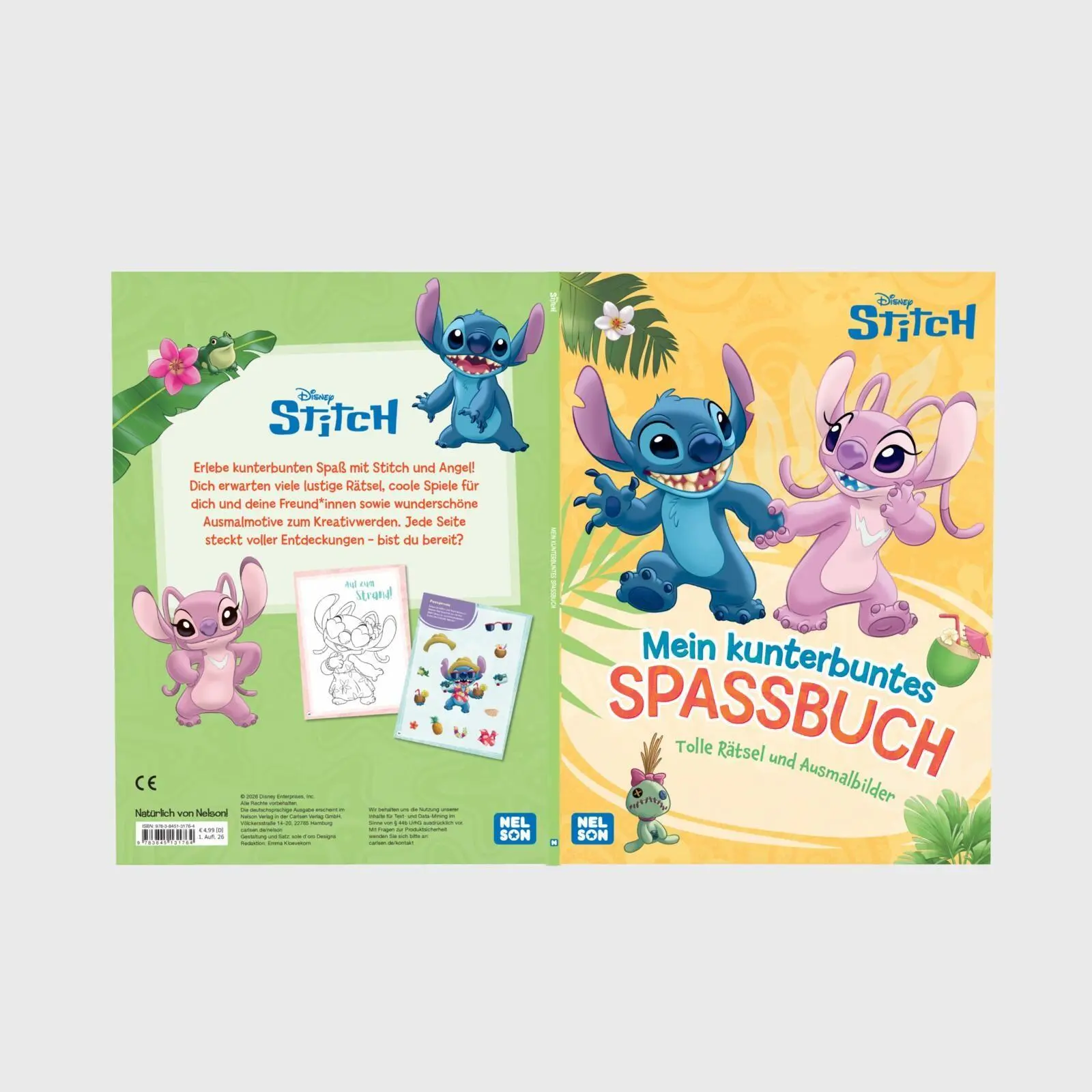 Bild: 9783845131764 | Disney Kreative Beschäftigung: Disney Stitch: Mein kunterbuntes...