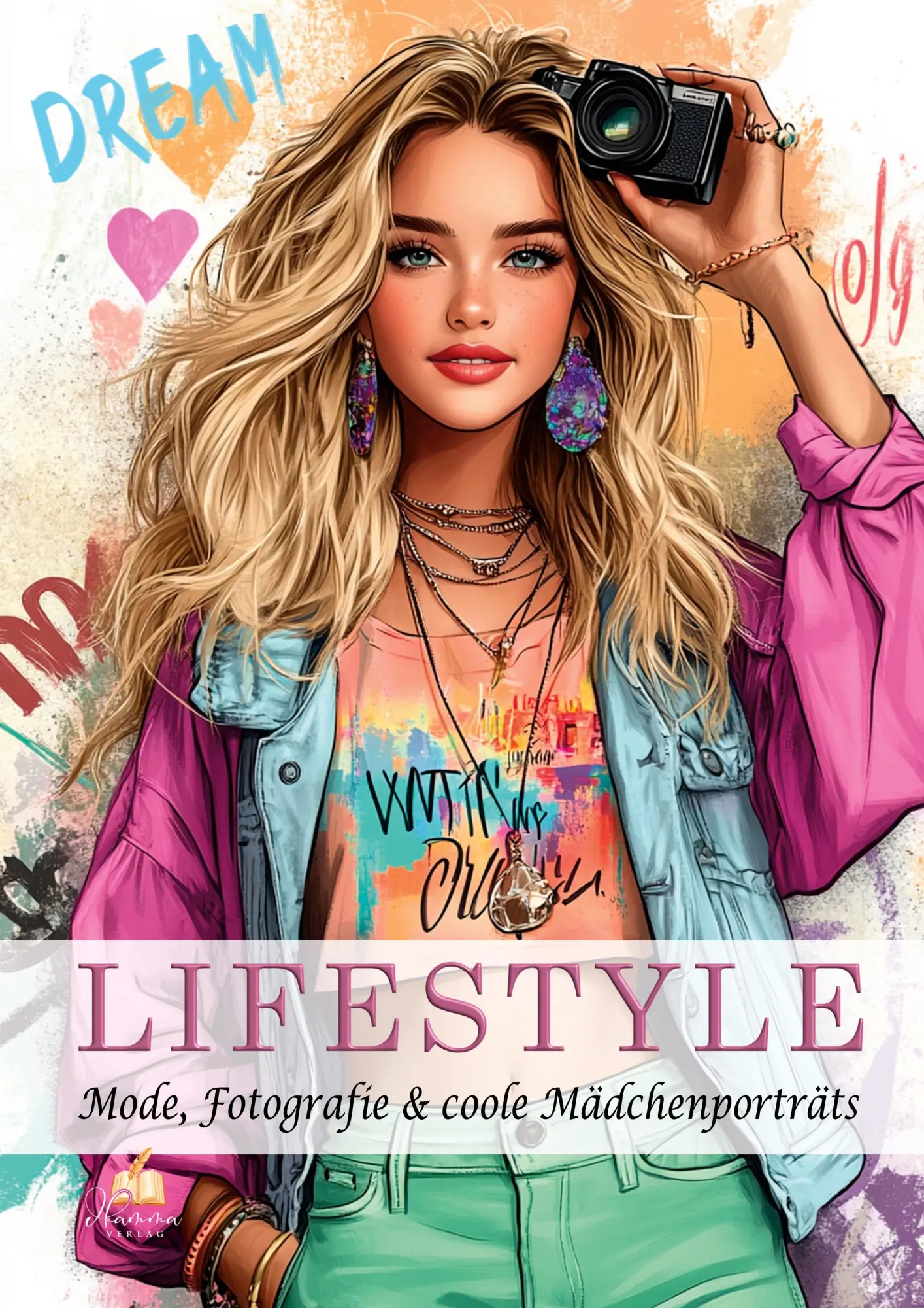 Cover: 9783986571764 | Malbuch für Teenager - LIFESTYLE - Mode, Fotografie &amp; coole...