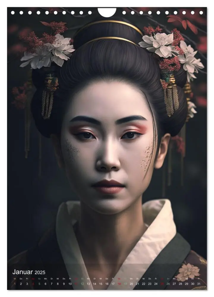 Bild: 9783435881864 | Wunderschöne Portraits Japanischer Geishas (Wandkalender 2025 DIN...