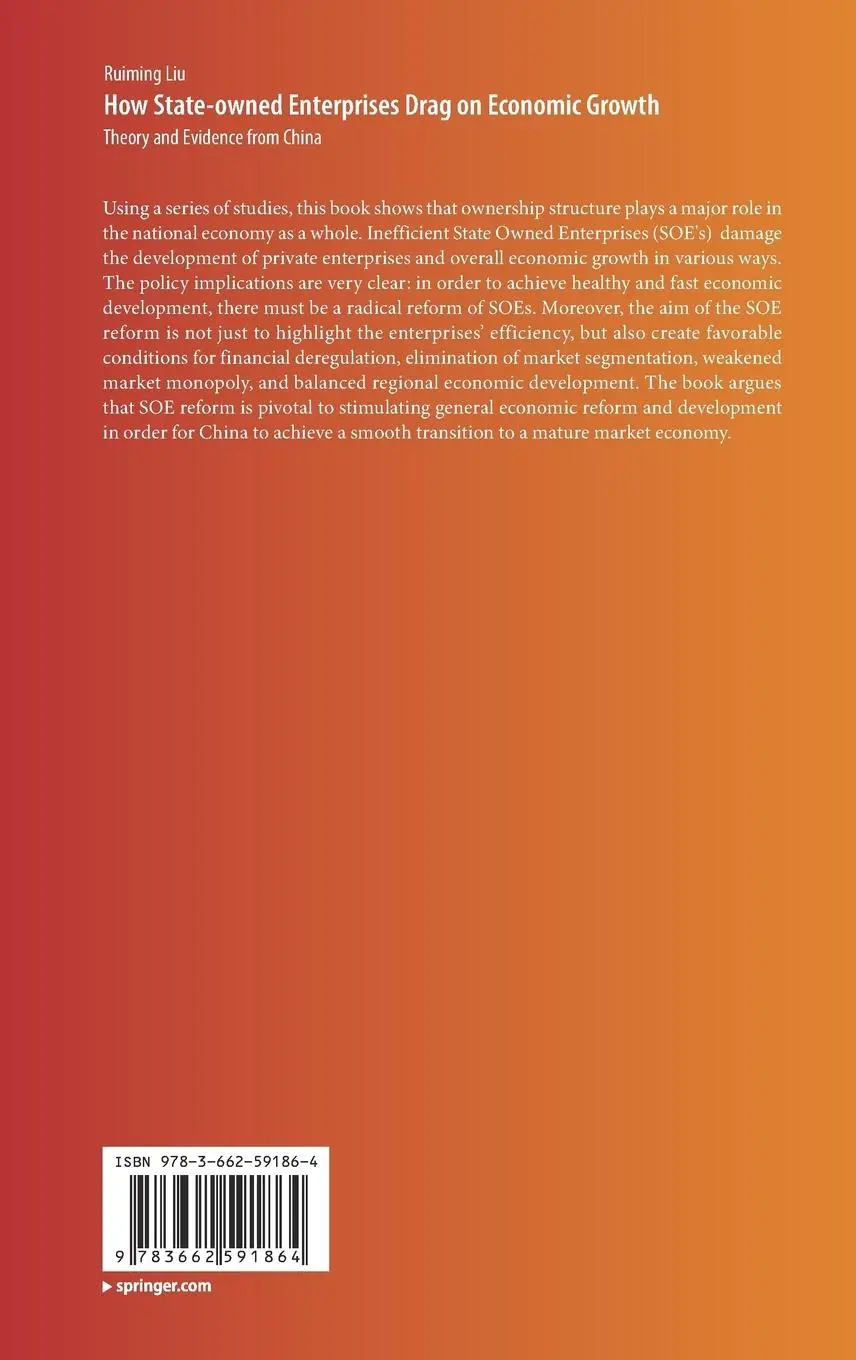 Rückseite: 9783662591864 | How State-owned Enterprises Drag on Economic Growth | Ruiming Liu