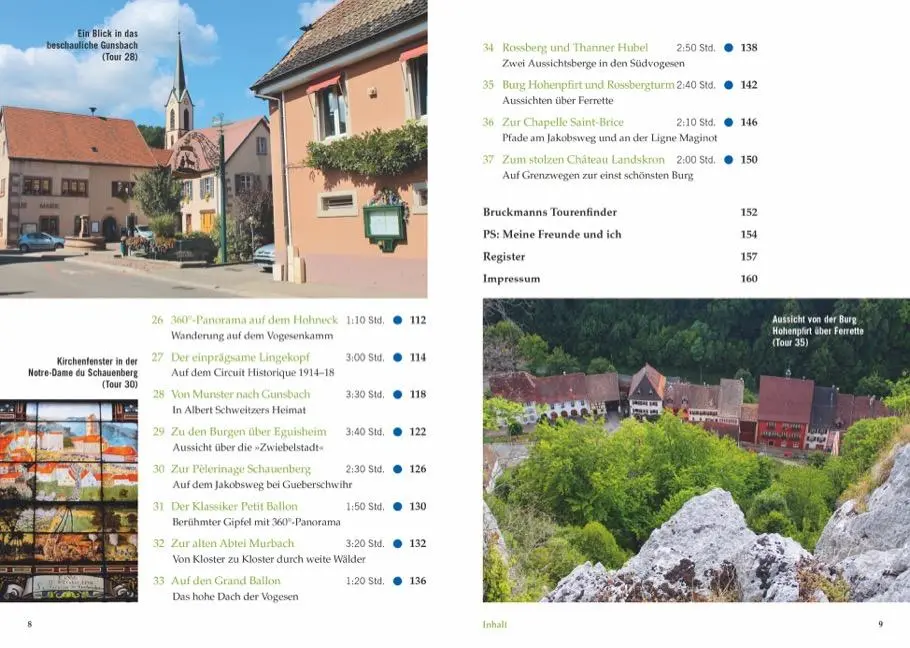 Bild: 9783734311864 | Wandergenuss Elsass und Vogesen | Rainer D. Kröll | Taschenbuch | 2021