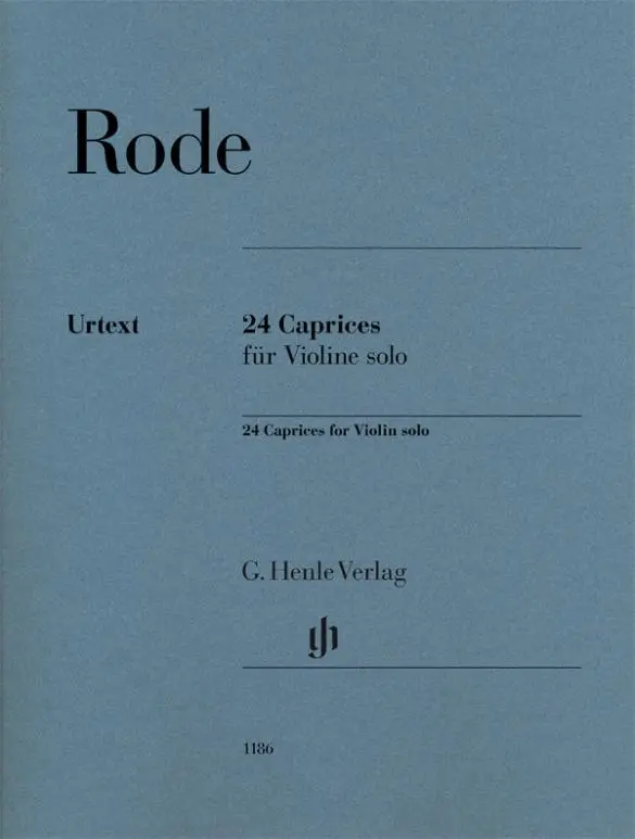 Cover: 9790201811864 | 24 Caprices für Violine solo | Instrumentation: Violin solo | Gertsch
