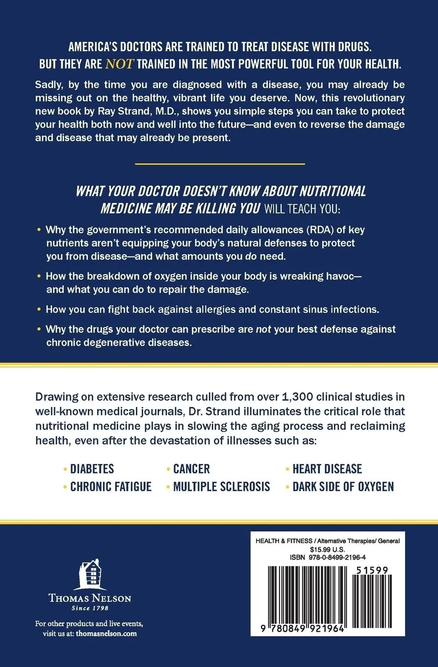 Rückseite: 9780849921964 | What Your Doctor Doesn't Know about Nutritional Medicine May Be...