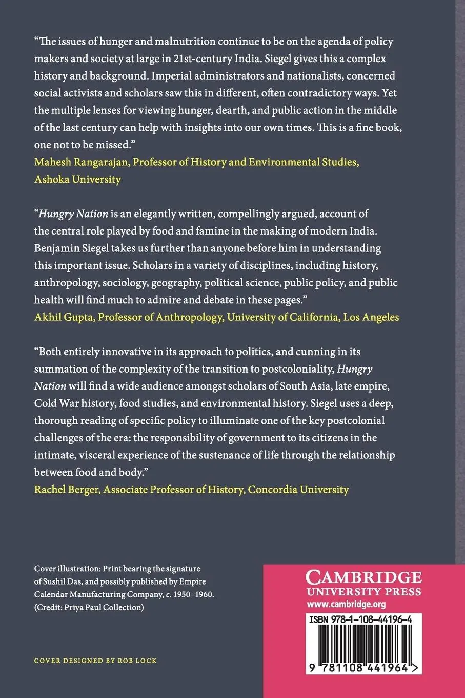 Rückseite: 9781108441964 | Hungry Nation | Benjamin Robert Siegel | Taschenbuch | Englisch | 2019
