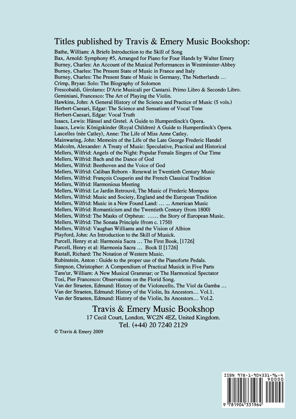 Rückseite: 9781904331964 | D'Arie Musicali per Cantarsi, Primo Libro &amp; Secondo Libro....