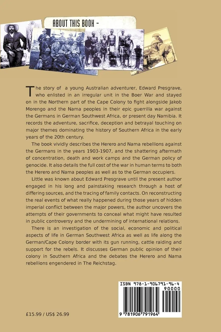 Rückseite: 9781906791964 | Border Conflicts in a German African Colony | Peter Curson | Buch