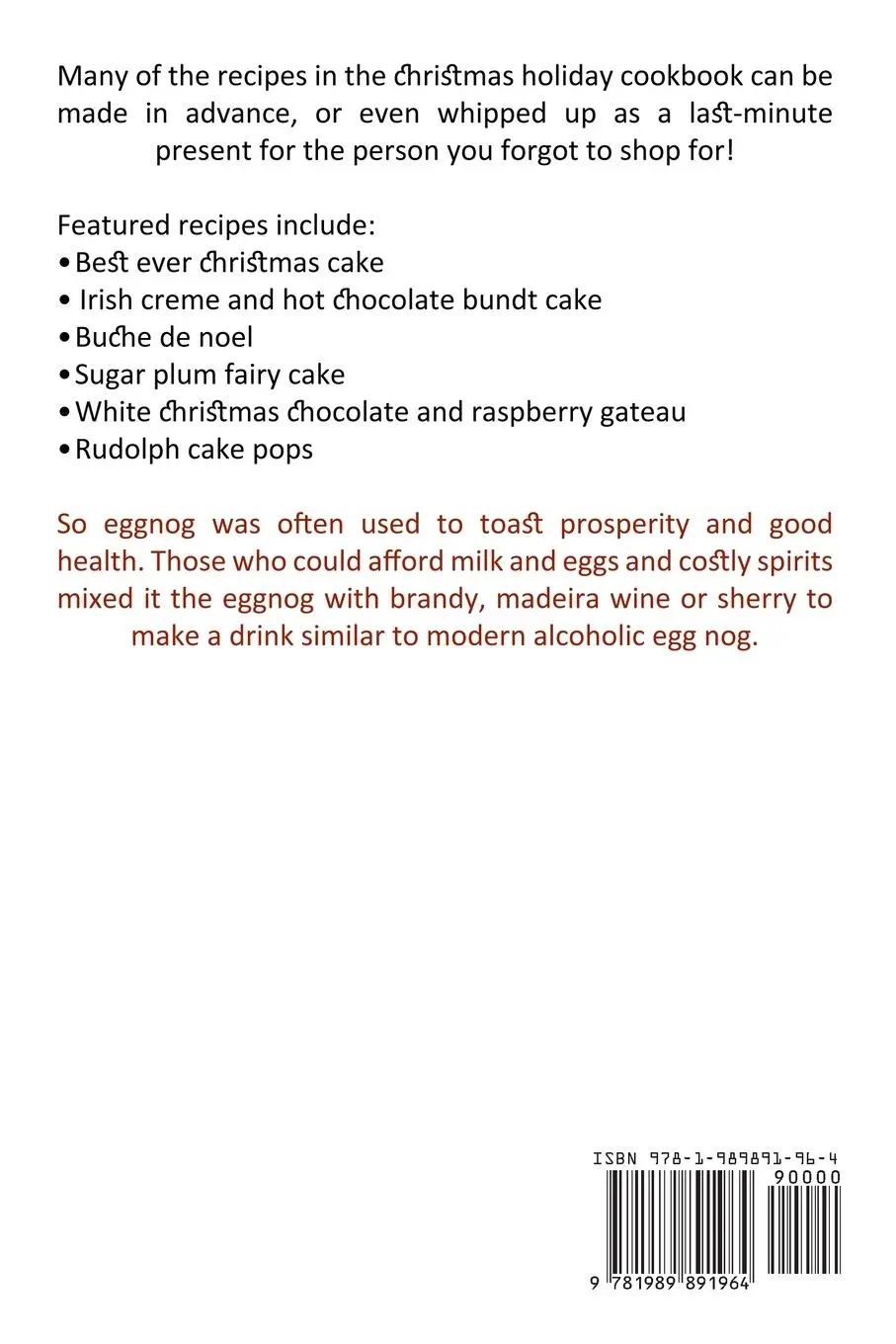 Rückseite: 9781989891964 | Christmas Cookbook | Thomas Ellsworth | Taschenbuch | Englisch | 2020