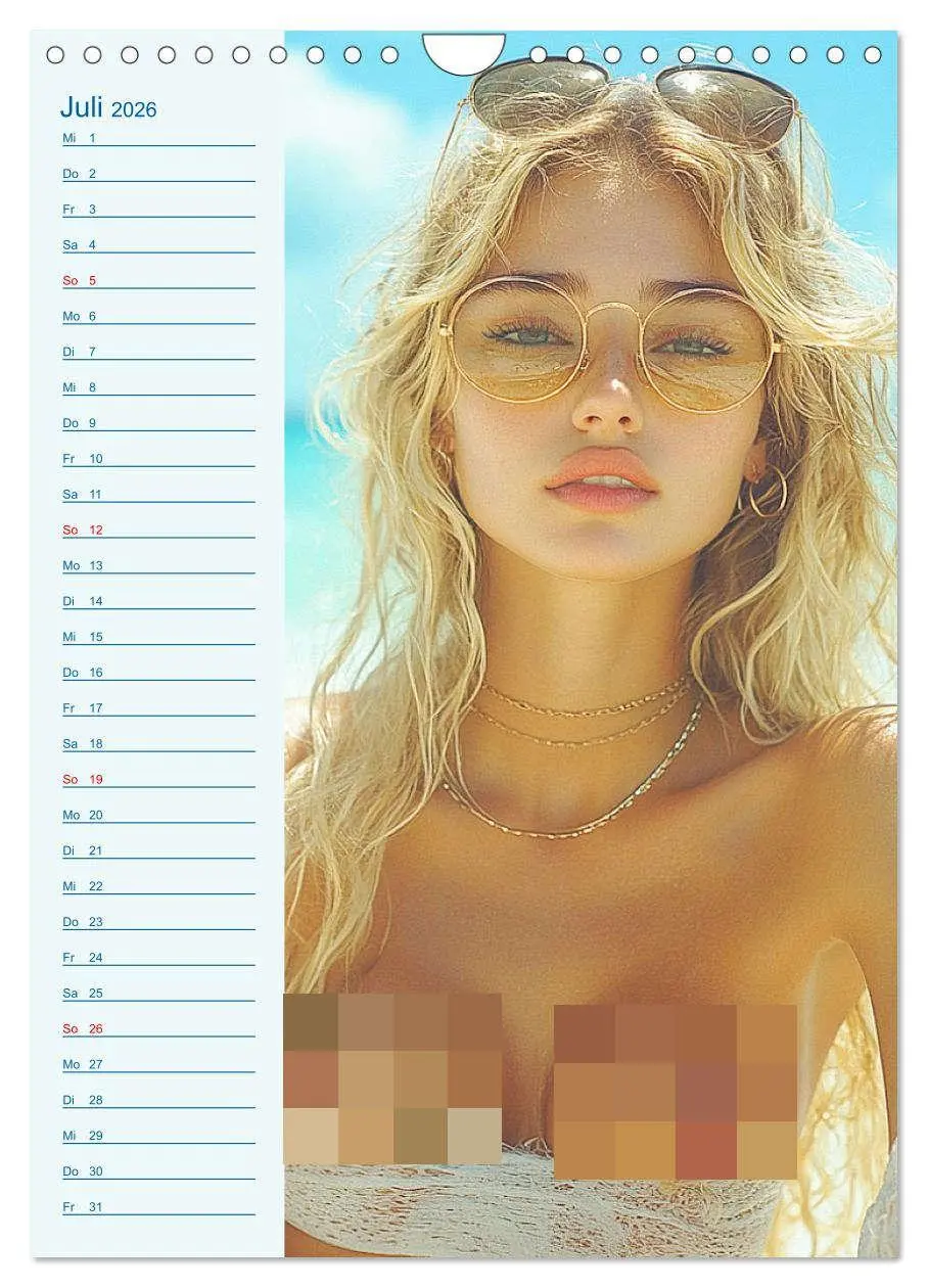 Bild: 9783457271964 | Stranderotik. Heißer Sommer und schöne Frauen am Meer (Wandkalender...