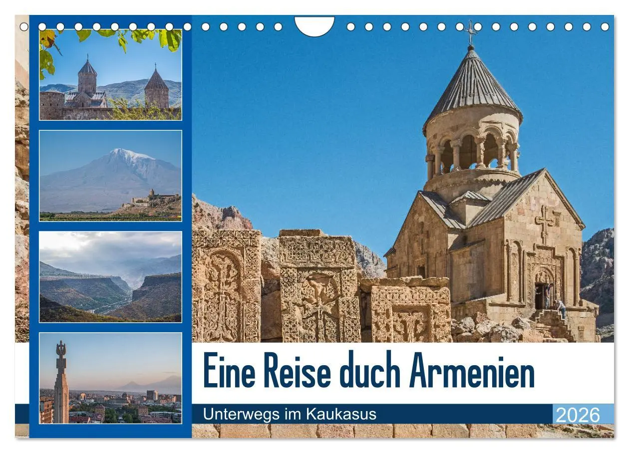 Cover: 9783457721964 | Eine Reise durch Armenien (Wandkalender 2026 DIN A4 quer), CALVENDO...