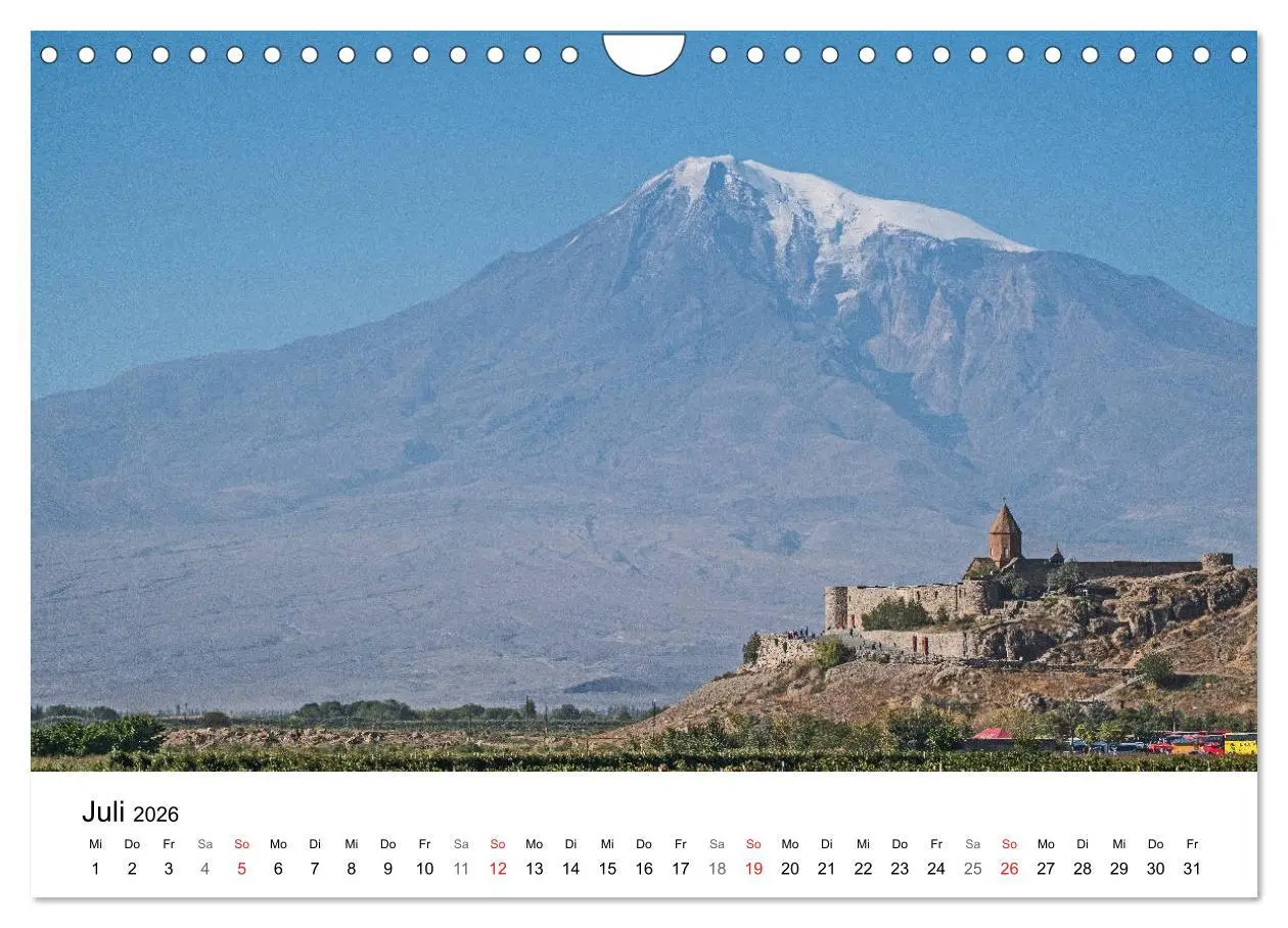 Bild: 9783457721964 | Eine Reise durch Armenien (Wandkalender 2026 DIN A4 quer), CALVENDO...