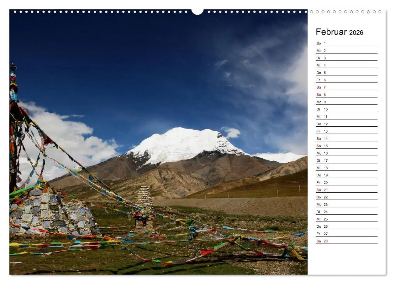 Bild: 9783457891964 | Tibet Momente (Wandkalender 2026 DIN A2 quer), CALVENDO Monatskalender