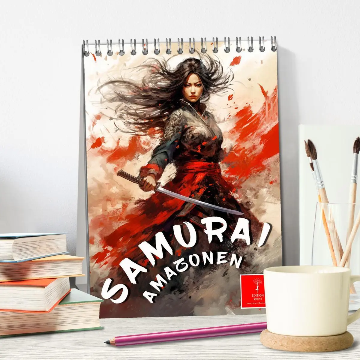 Bild: 9783516291964 | Samurai Amazonen (Tischkalender 2026 DIN A5 hoch), CALVENDO...