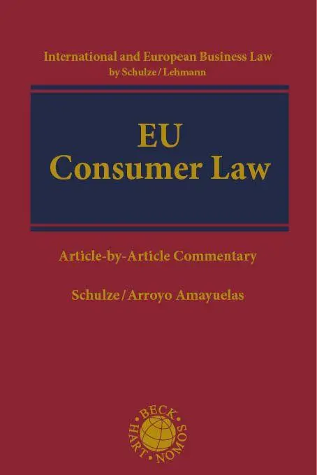 Cover: 9783756011964 | EU Consumer Law | Article-by-Article Commentary | Schulze (u. a.)