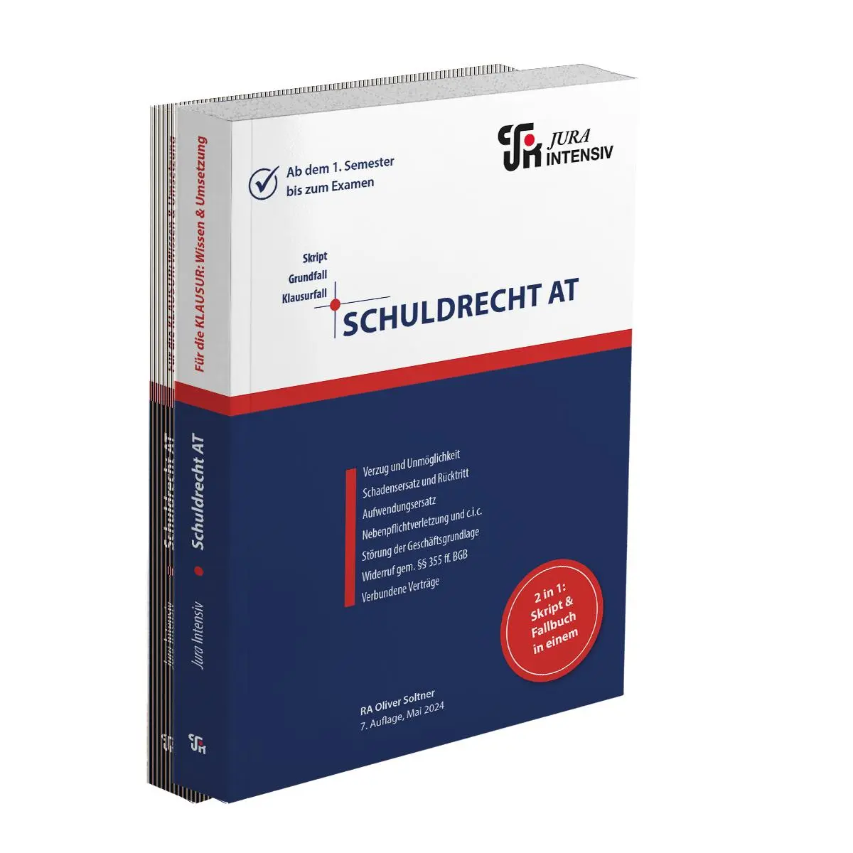 Cover: 9783967121964 | Schuldrecht AT: Wissen - Fälle - Klausurhinweise | Oliver Soltner