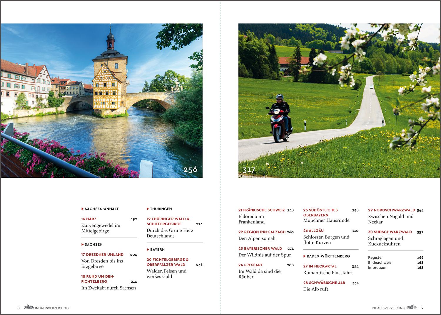 Bild: 9783969651964 | KUNTH Abgefahren - Die schönsten Bikertouren Deutschlands | Buch