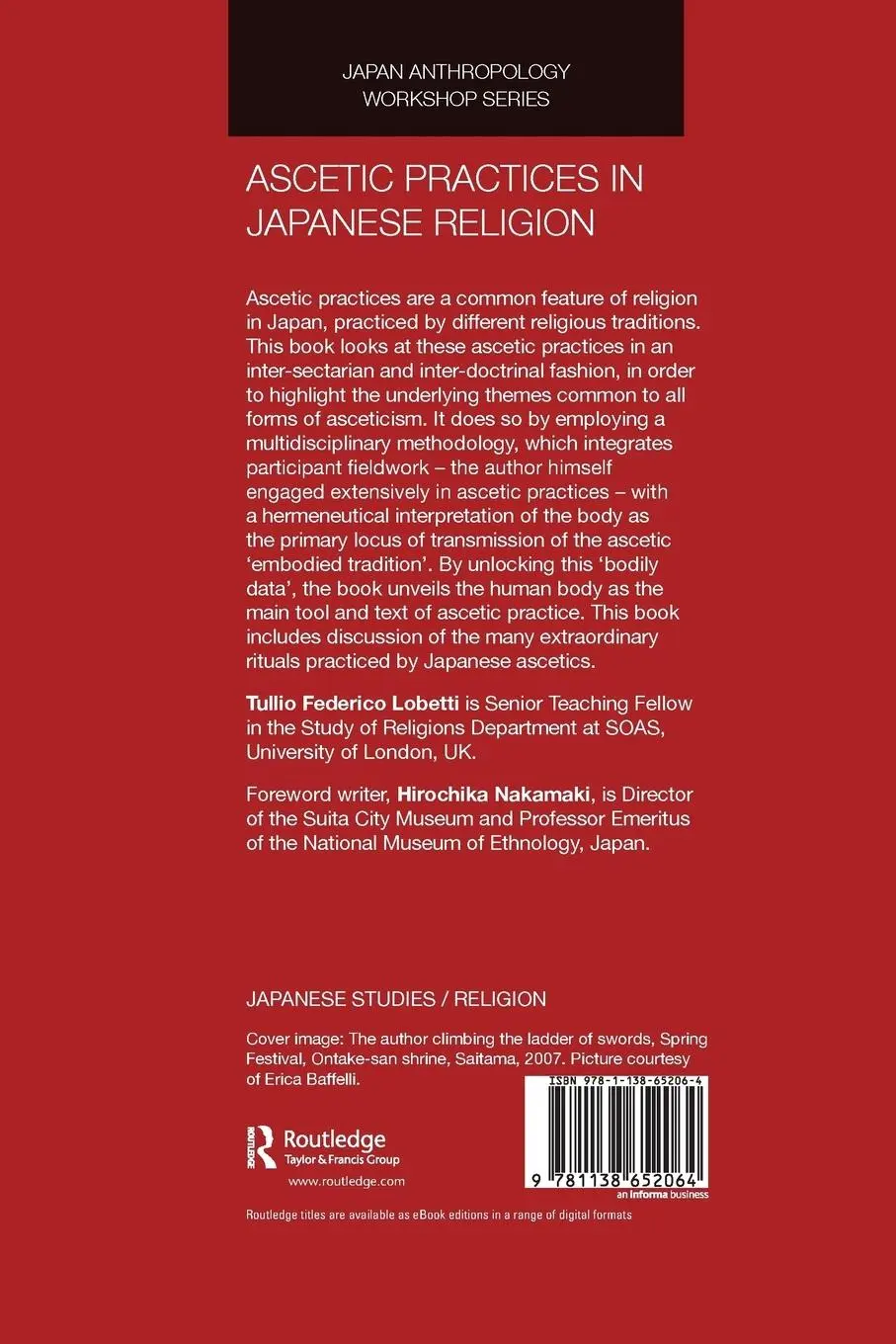 Rückseite: 9781138652064 | Ascetic Practices in Japanese Religion | Tullio Federico Lobetti