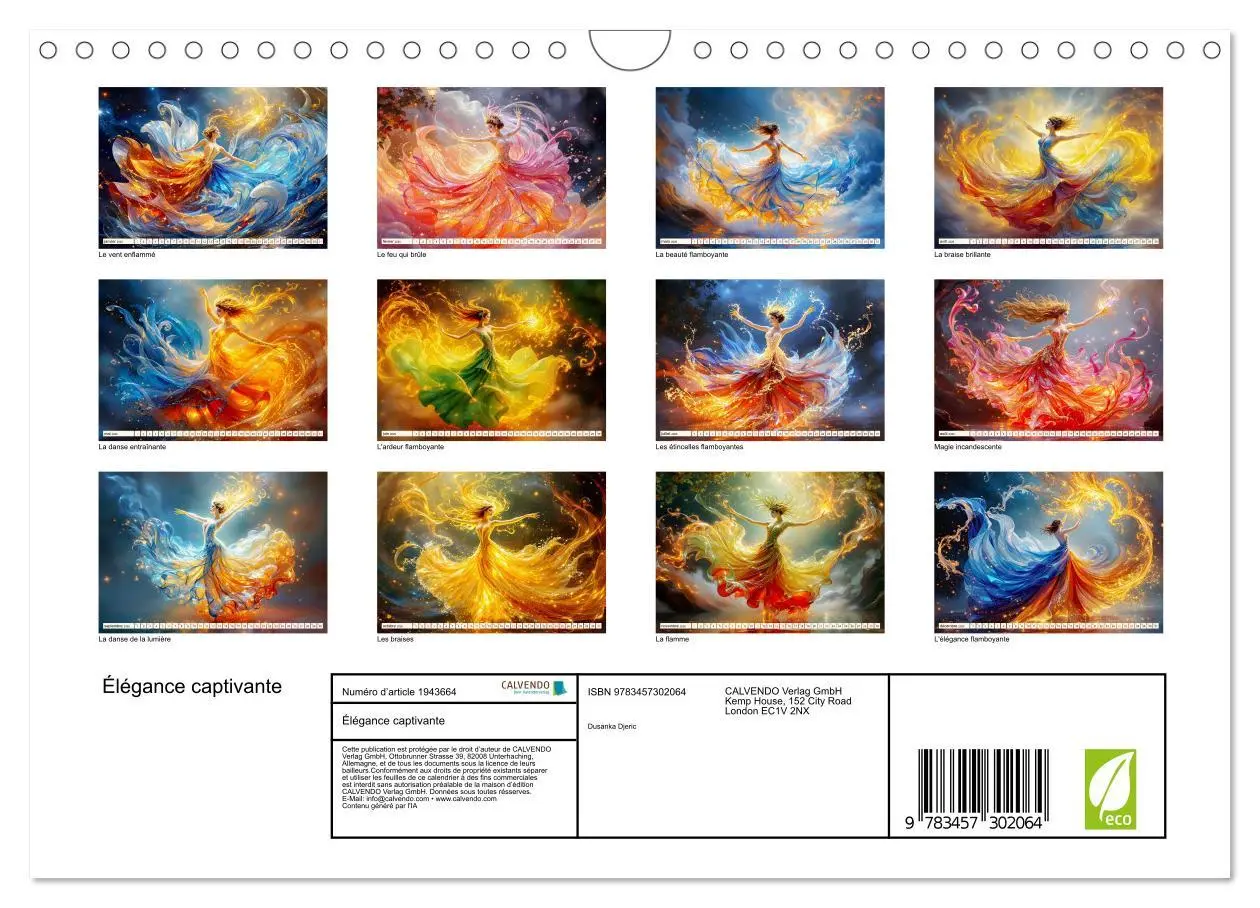 Bild: 9783457302064 | Élégance captivante (Calendrier mural 2026 DIN A4 vertical),...