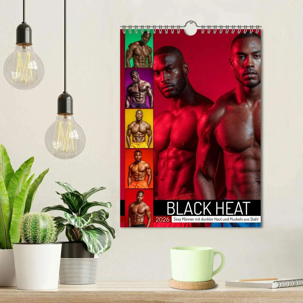 Bild: 9783516632064 | BLACK HEAT - Sexy Männer mit dunkler Haut und Muskeln aus Stahl...