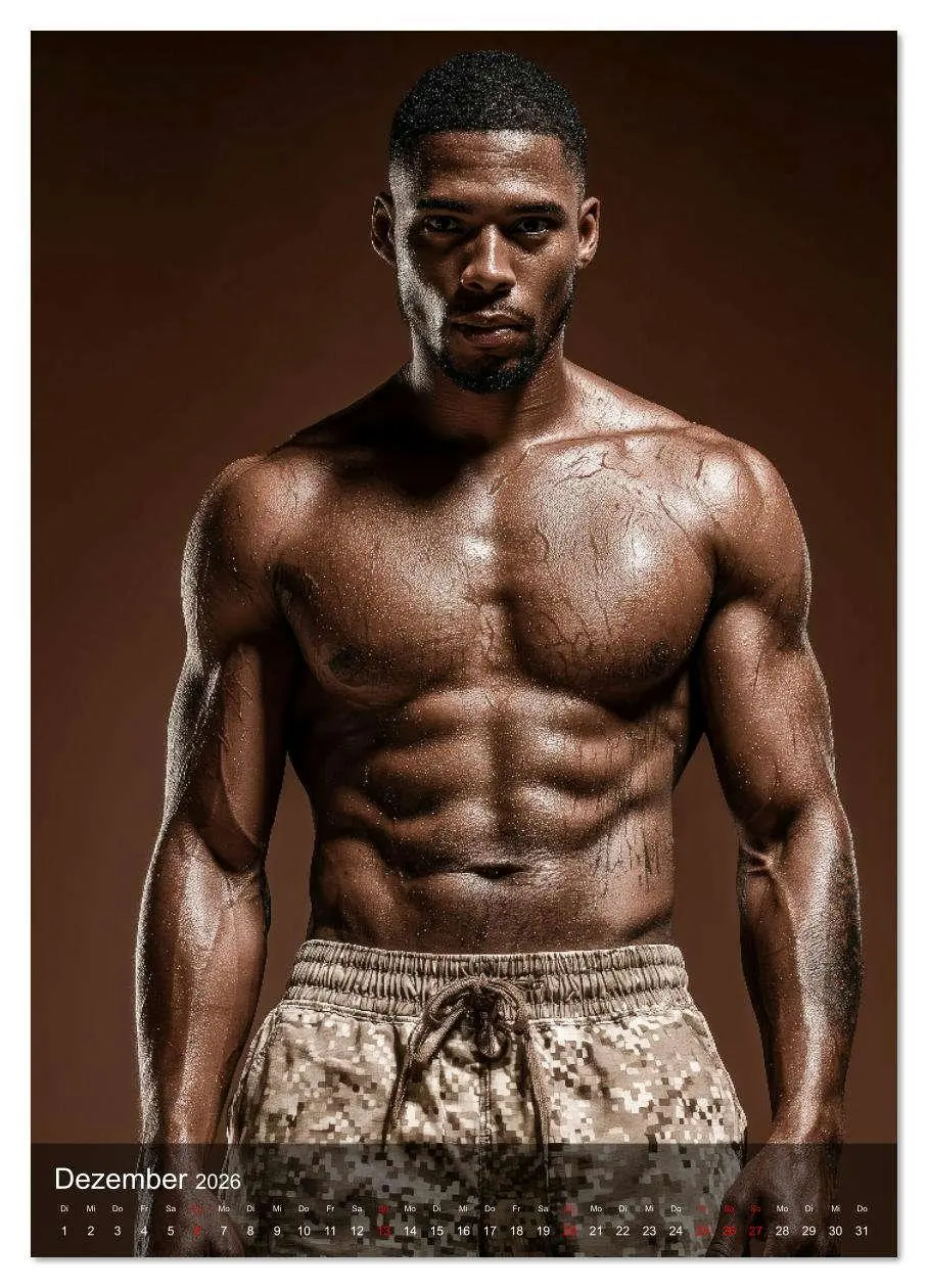 Bild: 9783516632064 | BLACK HEAT - Sexy Männer mit dunkler Haut und Muskeln aus Stahl...