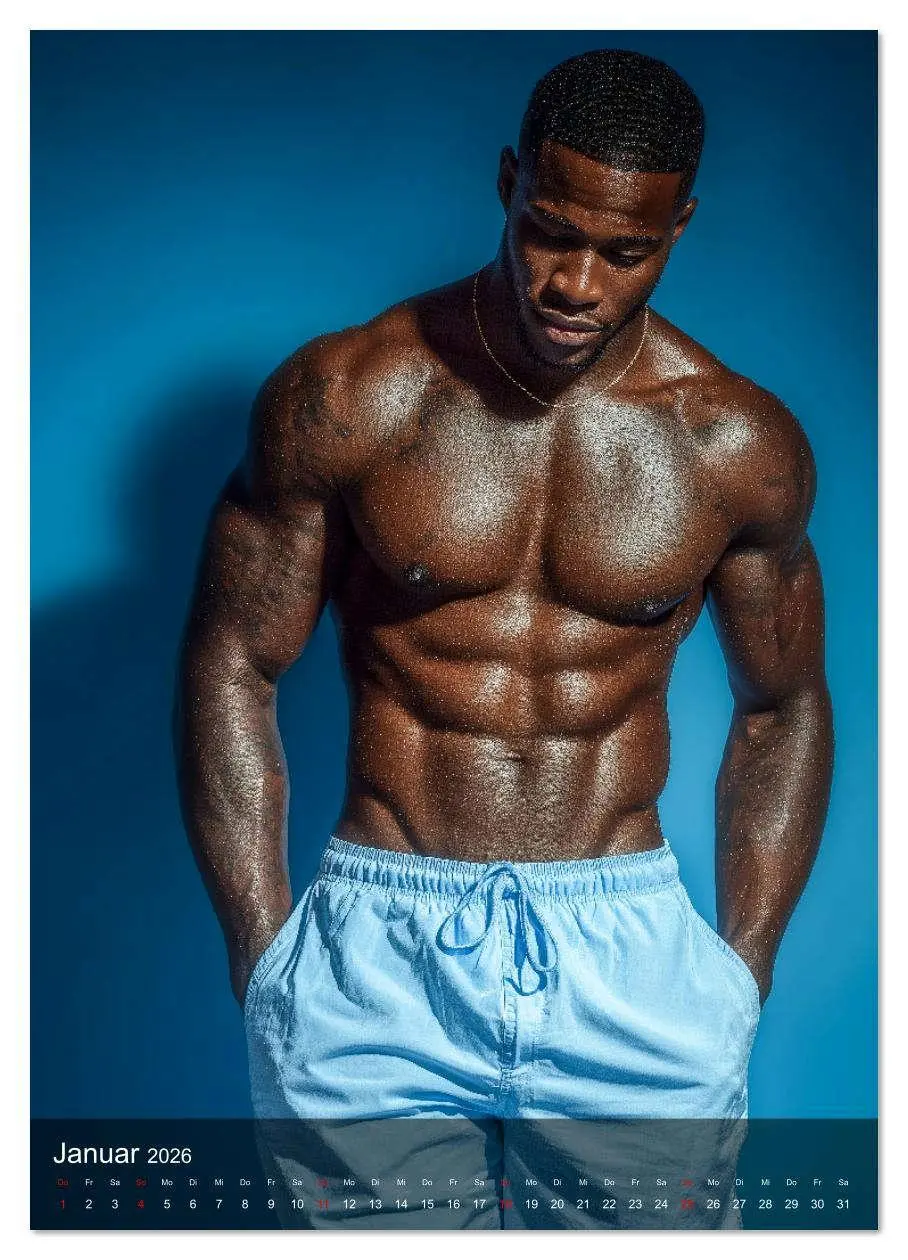 Bild: 9783516632064 | BLACK HEAT - Sexy Männer mit dunkler Haut und Muskeln aus Stahl...