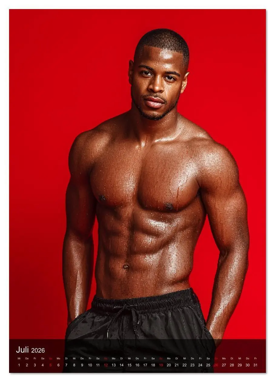 Bild: 9783516632064 | BLACK HEAT - Sexy Männer mit dunkler Haut und Muskeln aus Stahl...
