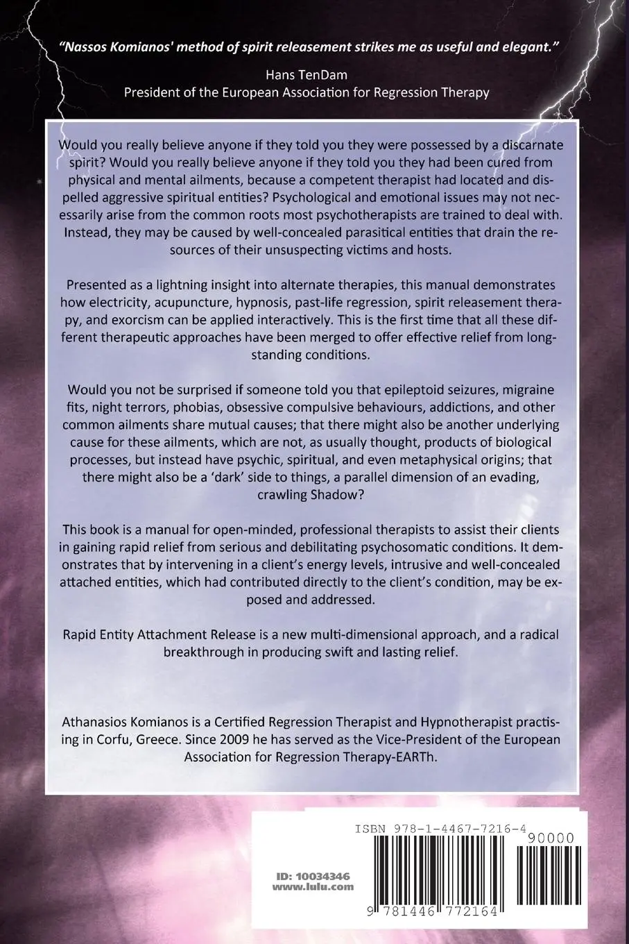 Rückseite: 9781446772164 | Rapid Entity Attachment Release (REAR) | Athanasios N. Komianos | Buch