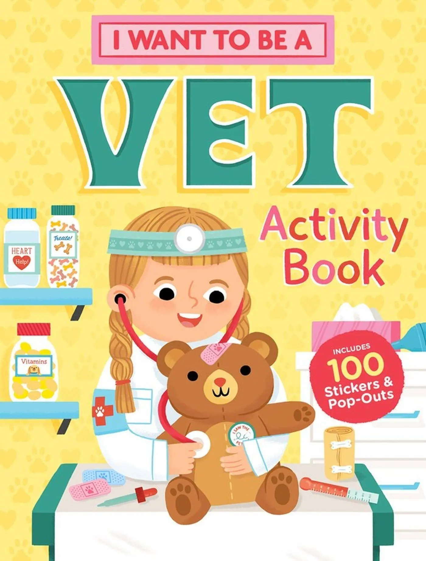 Cover: 9781635862164 | I Want to Be a Vet Activity Book | 100 Stickers &amp; Pop-Outs | Buch