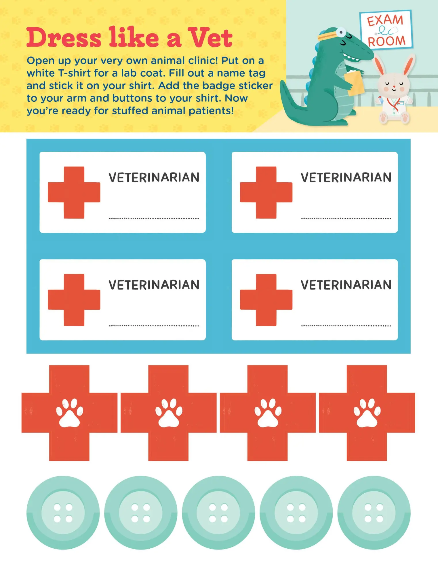 Bild: 9781635862164 | I Want to Be a Vet Activity Book | 100 Stickers &amp; Pop-Outs | Buch