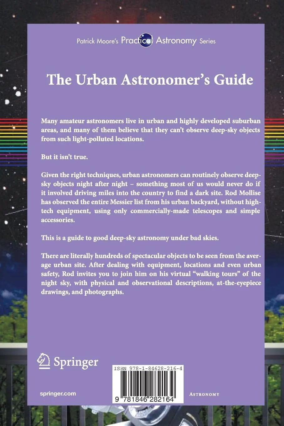Rückseite: 9781846282164 | The Urban Astronomer's Guide | Rod Mollise | Taschenbuch | vii | 2006
