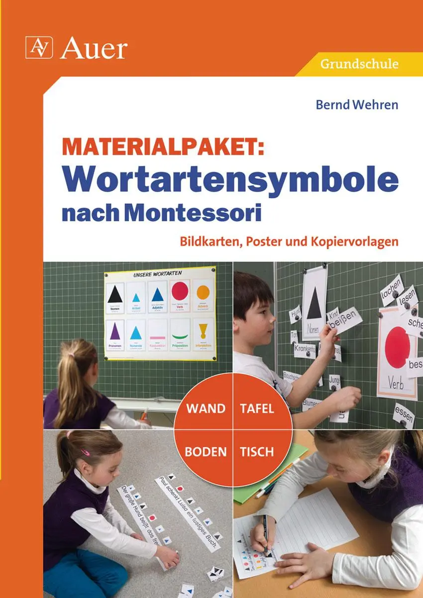 Cover: 9783403072164 | Materialpaket Wortartensymbole nach Montessori | Bernd Wehren | Box