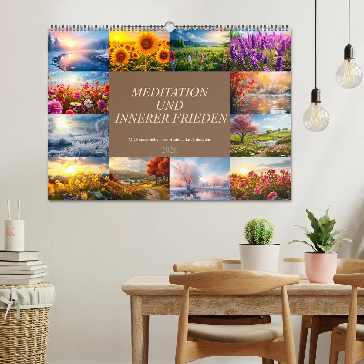 Bild: 9783457532164 | Meditation und innerer Frieden (Wandkalender 2026 DIN A2 quer),...