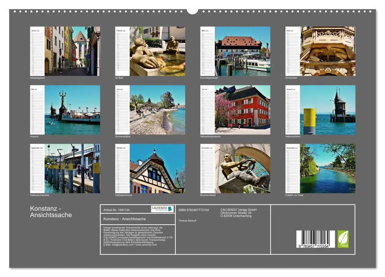 Bild: 9783457772164 | Konstanz - Ansichtssache (hochwertiger Premium Wandkalender 2026...